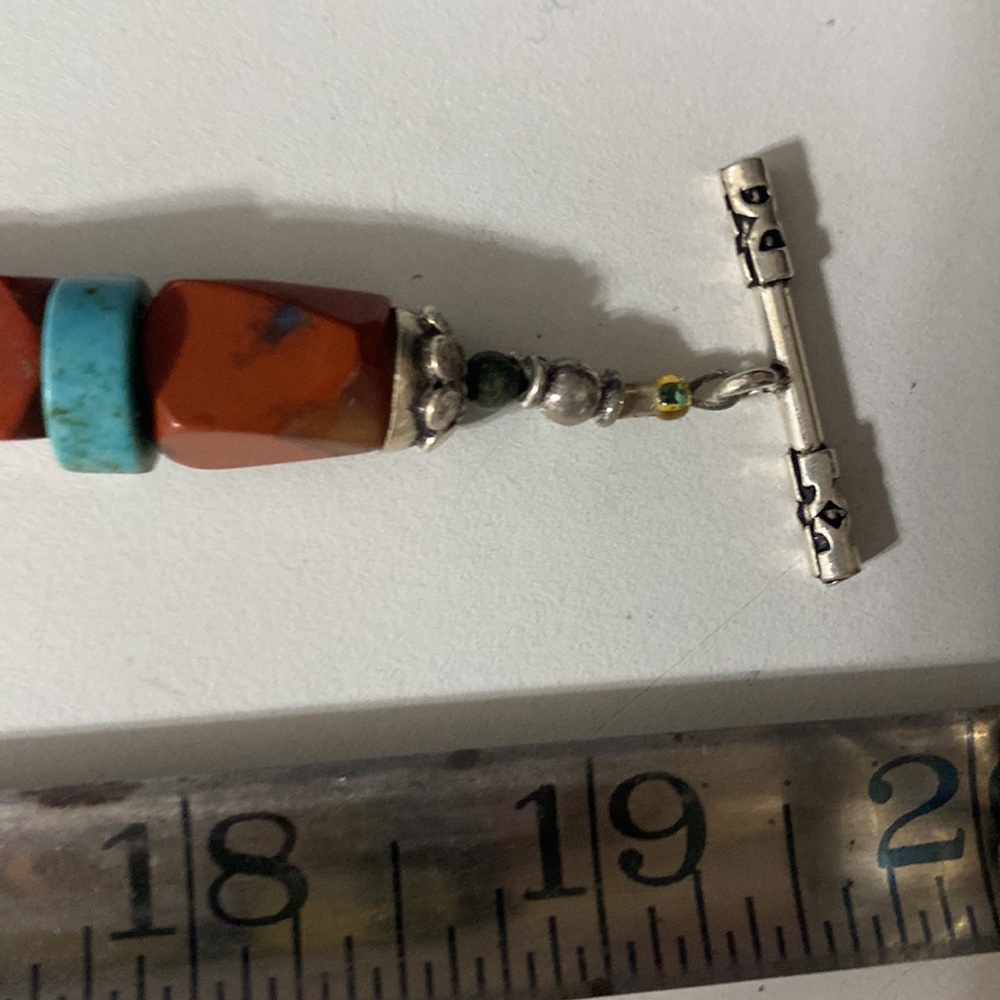 Beautiful 826, silver and stone  necklace - Picture 5 of 6